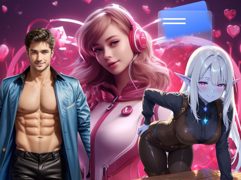 Text Prompt Character Generators: Girlfriends, Boyfriends, and Waifus
